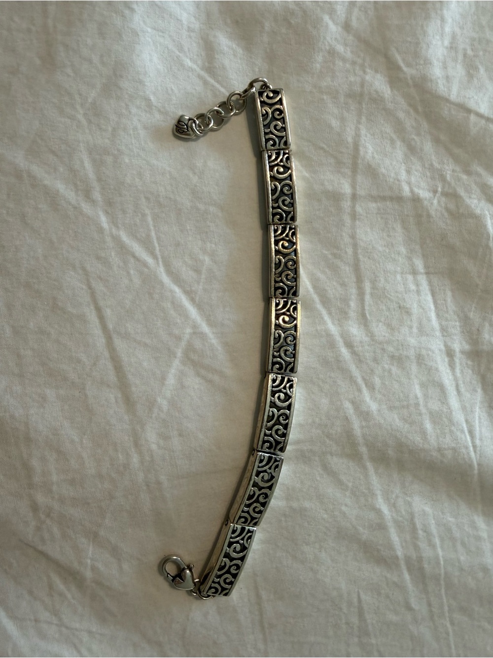 Brighton Silver Filigree Panel Bracelet